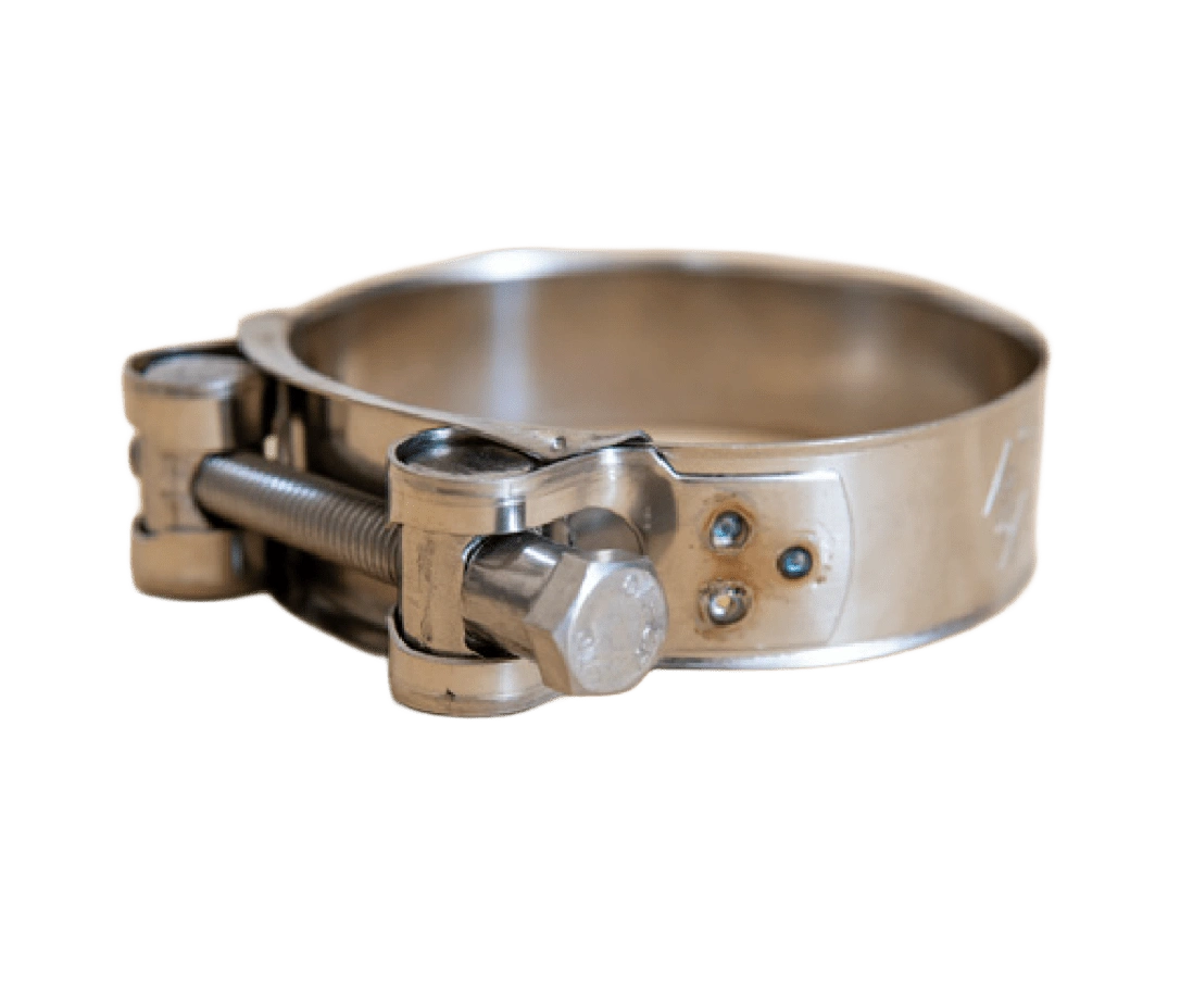Abrazadera alta presión inoxidable