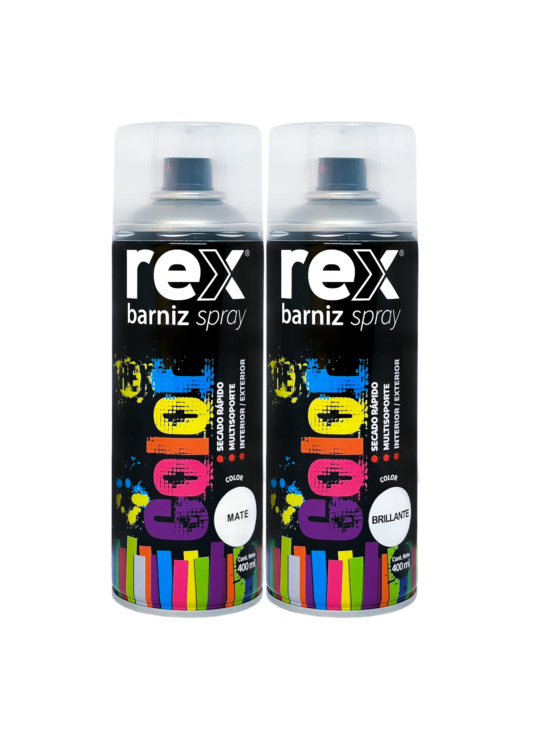 Pintura spray uso barniz