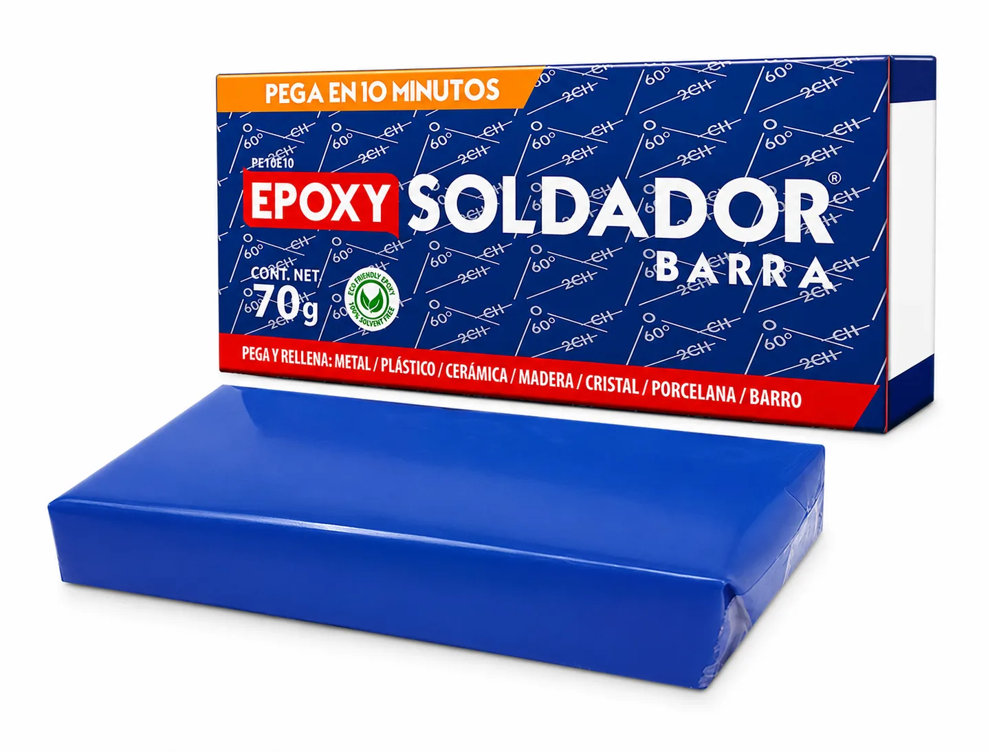 Masilla Epóxica Uso General 10 Min Barra Separada 70grs